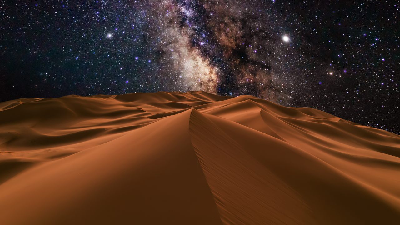 Tunisia - Sahara desert at night stargazing