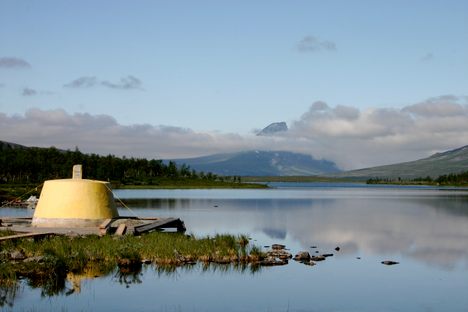 The tripoint monument from Norway, Sweden, and Finland.