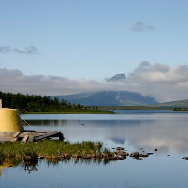 The tripoint monument from Norway, Sweden, and Finland.