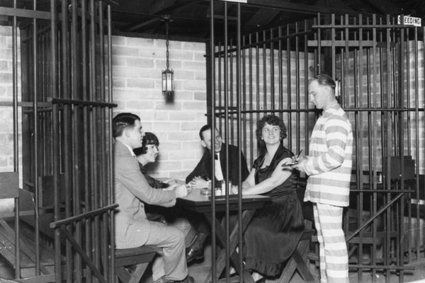 The Jail Café in Los Angeles, 1920.