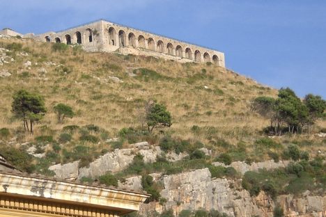 The temple on the hill. 