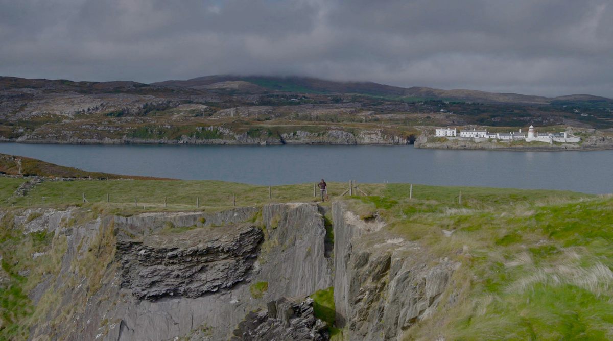 Connie Kelleher, at the steps on Streek Head in Crookhaven.