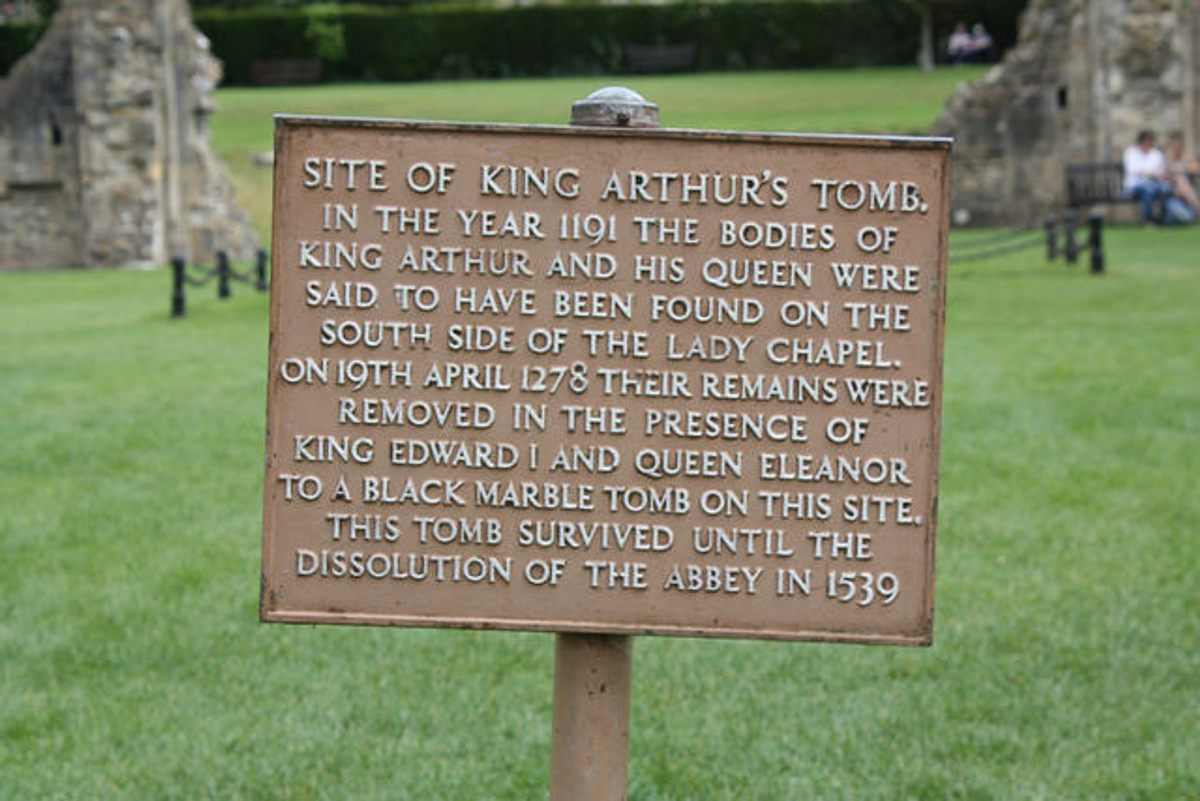 King Arthur's Tomb' – Glastonbury, England - Atlas Obscura