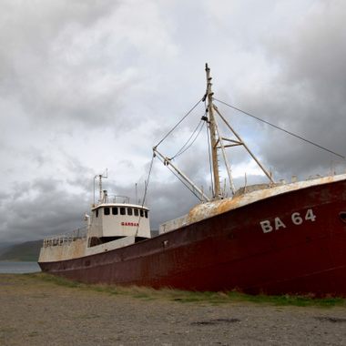 The Garðar BA 64 at Patreksfjordur.