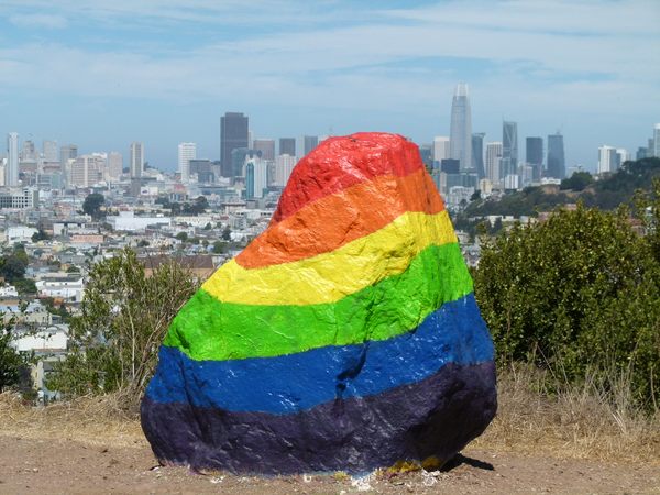 Bernal Hill Rock in San Francisco, California