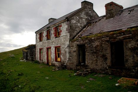 One of the larger abandoned homes