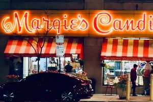 Margie’s Candies, on the corner of Western and Armitage since 1921.