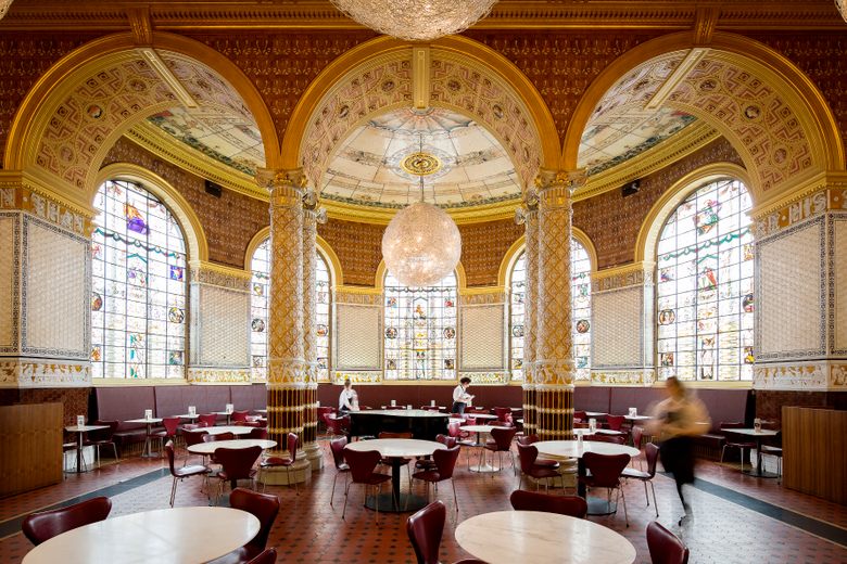 Image of Victoria & Albert Museum cafe from Pembrokeshire Pictures