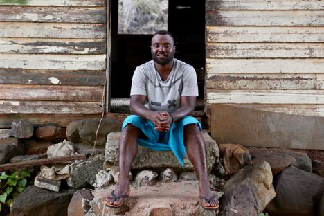 Eroni Matatia, Fiji's foremost iguana protector.