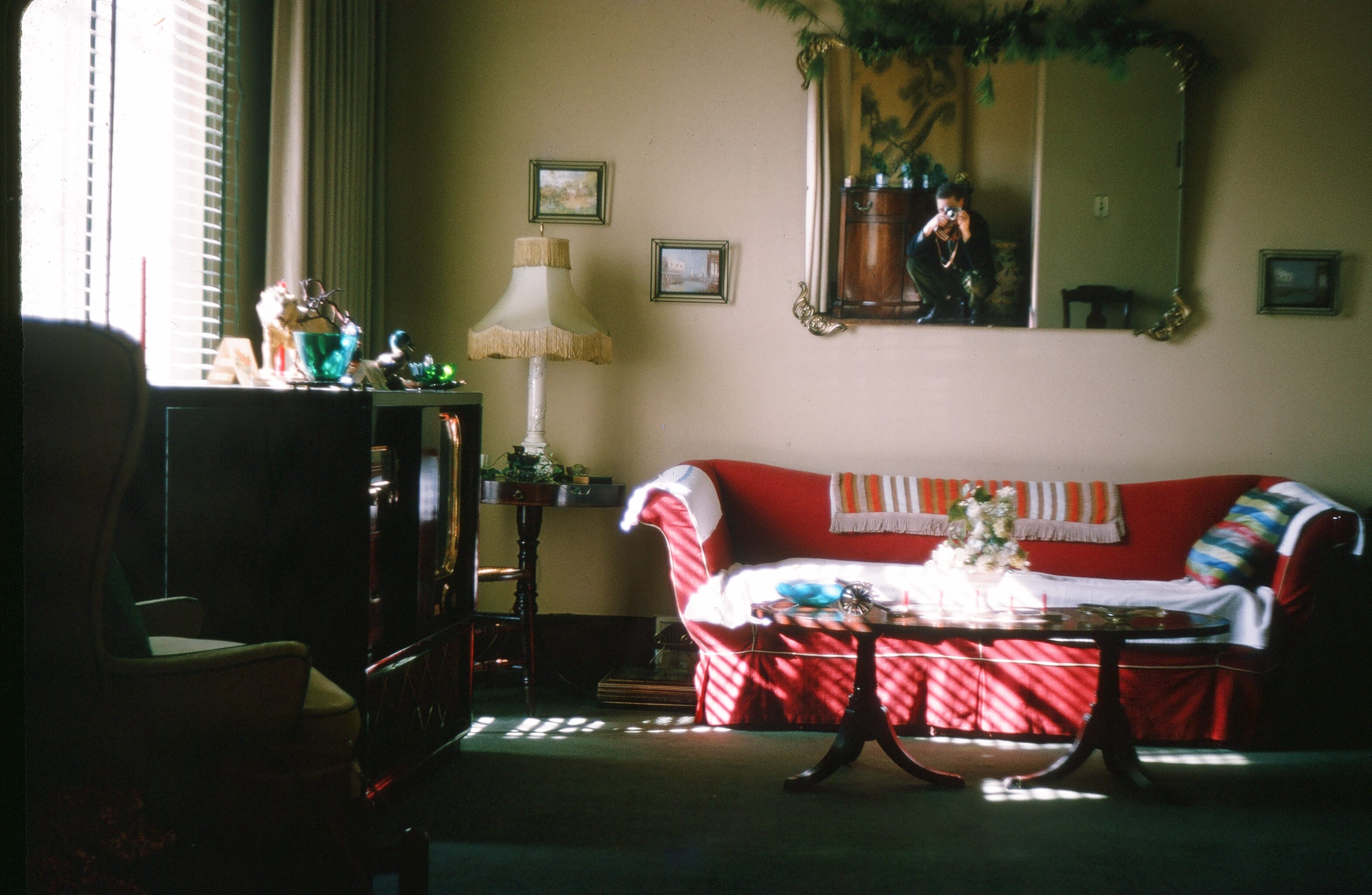 The apartment in the library, when the Clarks lived there.