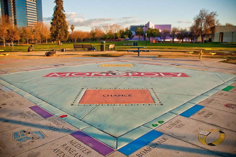 Monopoly in the Park – San Jose, California - Atlas Obscura