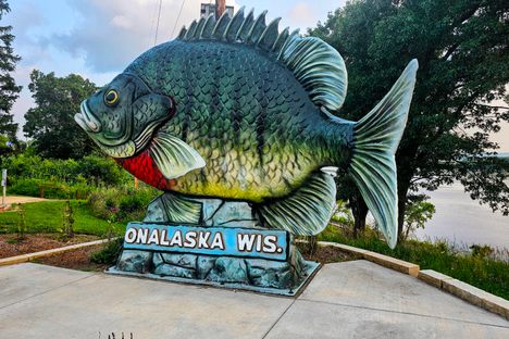 Onalaska, Wisconsin, is the "Sunfish Capital of the World."
