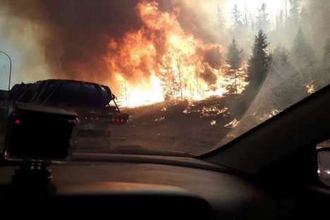 Entire City Evacuated as Massive Wildfire Destroys Canada's Fort McMurray