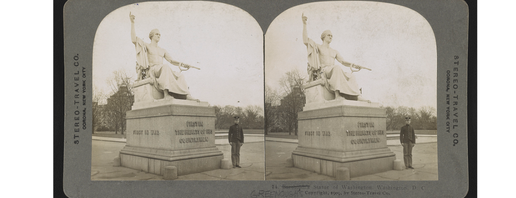 george washington statue baphomet
