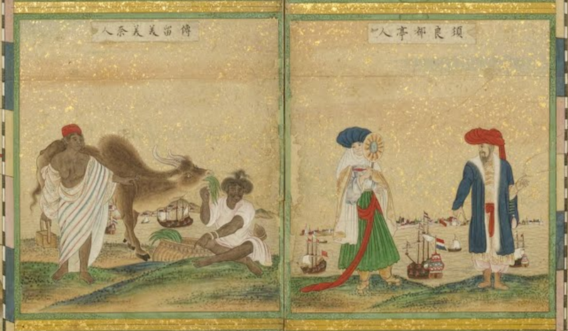Two couples, a continent apart, live out their daily lives next to each other on the map.