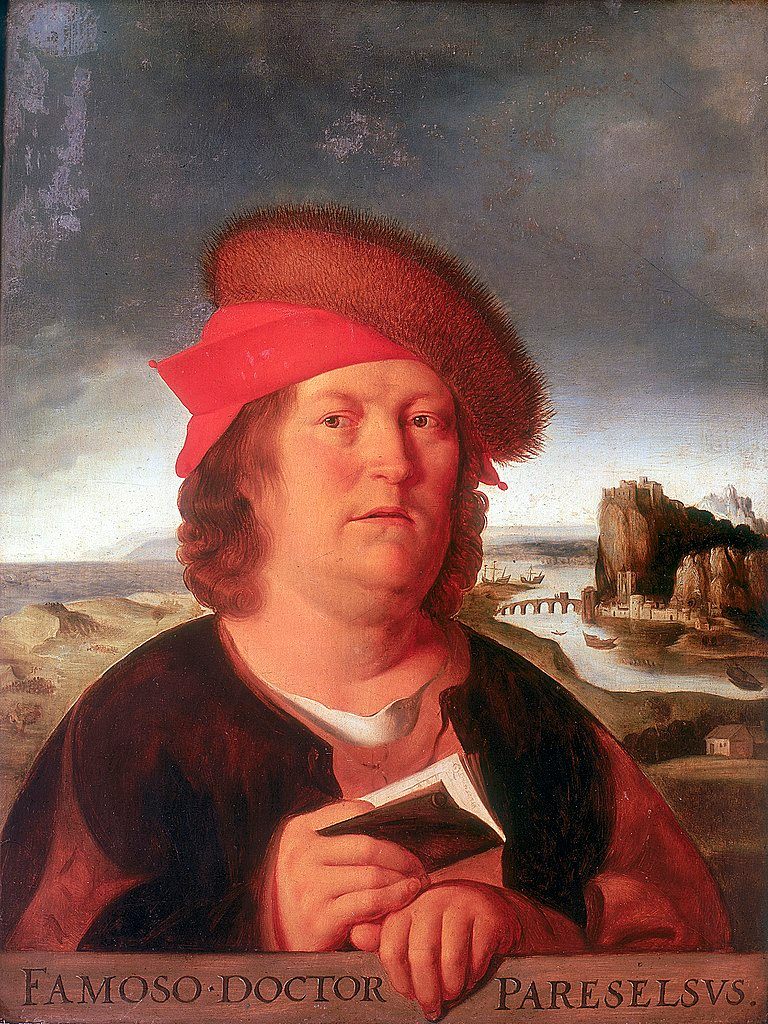 A 16th-century portrait of Paracelsus.