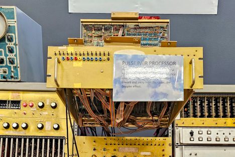 Panels of the original Norman Doppler Radar.