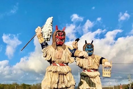 The Big Namahage Statues