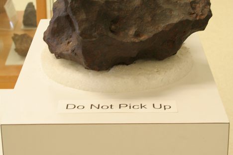 Piece of the meteorite