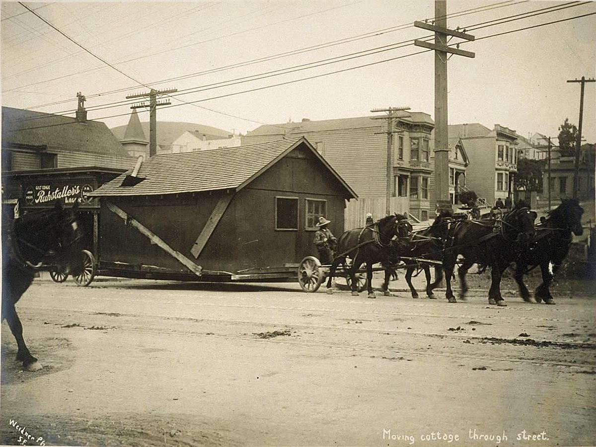 The shacks have a history of movement. The refugee camp structures were rent-to-own, with the caveat that once an inhabitant because an owner the shack had to be relocated.