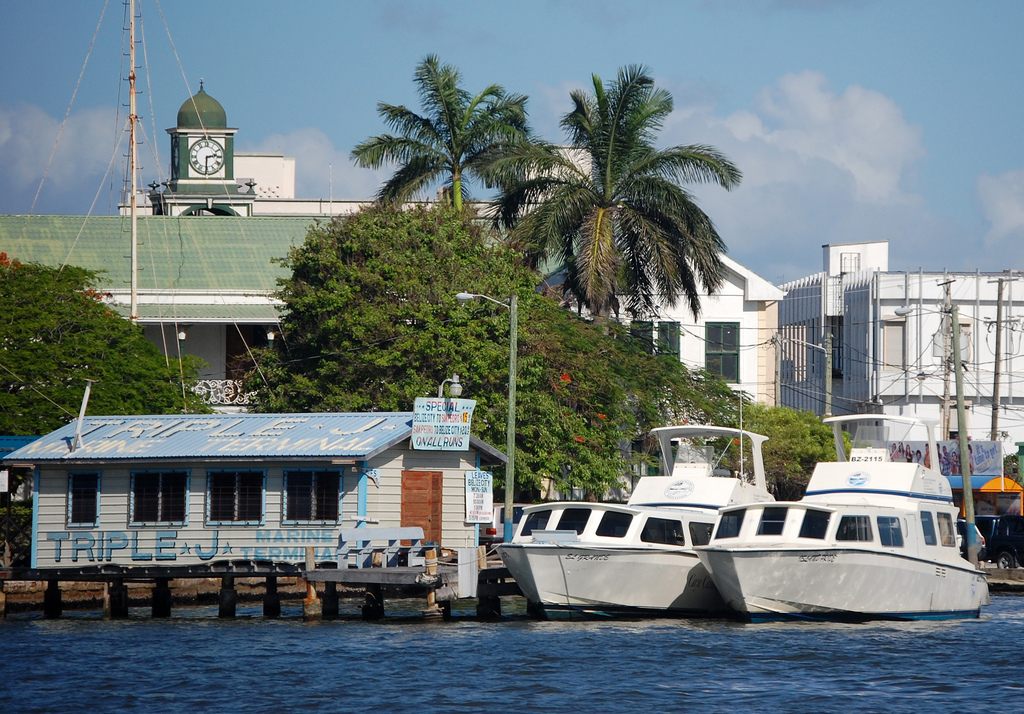 Belize City Harbor. 