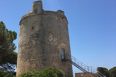 Approaching the tower