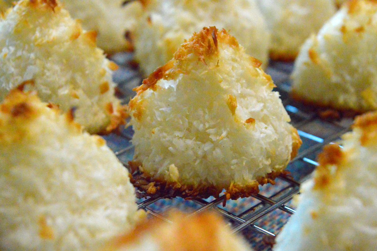 After the processed food boom of the 1950s, many stopped making their own coconut macaroons. 