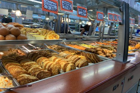 The hot bar.