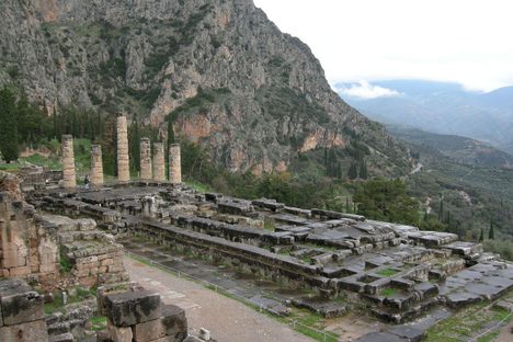 The Temple of Apollo, Delphi