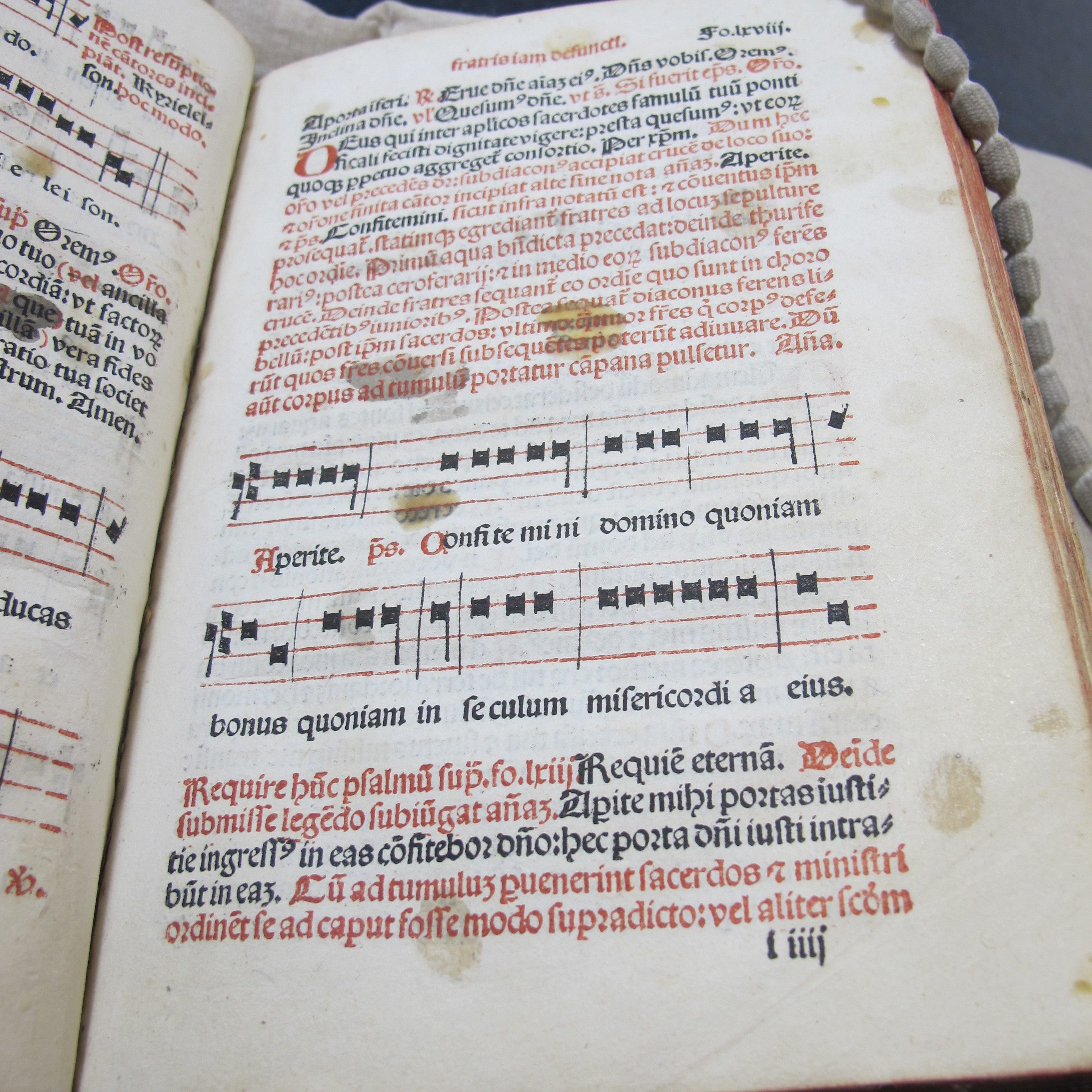 ...or wax drippings in 16th-century Spanish prayer books.