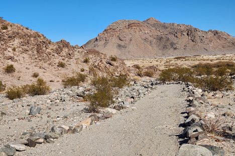 Path from the trailhead.