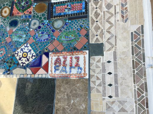 Farnam House Santa Monica California, Mosaic Tile House Santa Monica
