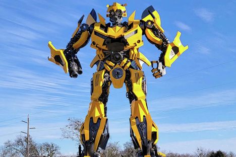 Bumblebee Statue 
