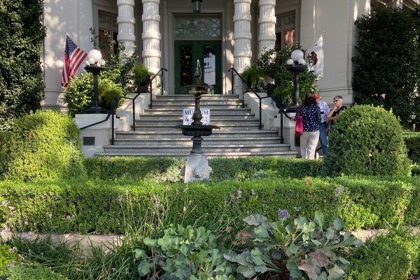 Front steps.