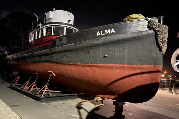 Tug boat Alma at the Morro Bay Maritime Museum