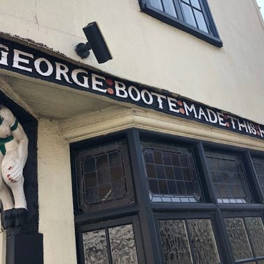The Felsted Hag and Boote House front beam.