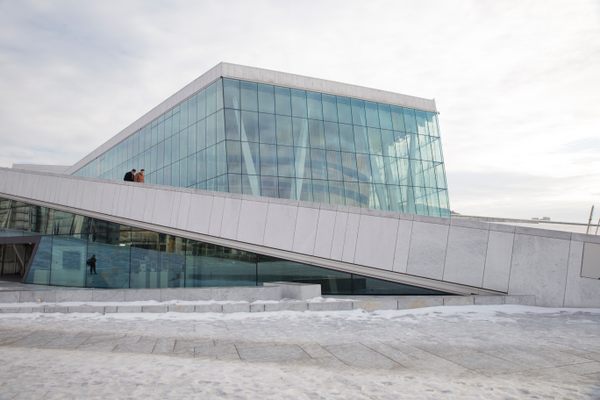 Oslo opera house, front.