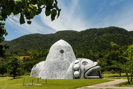 Cemi Museum against the mountains