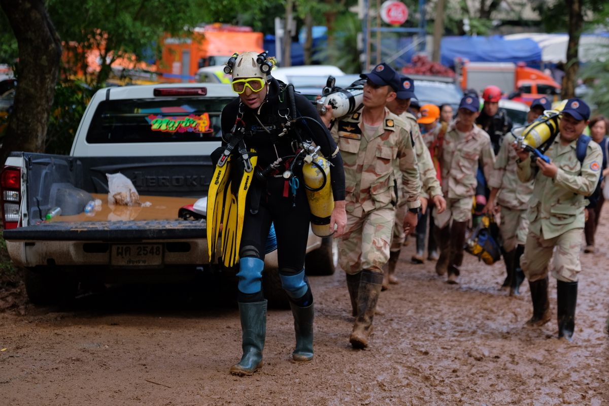 John Volanthen, Stanton's partner during the rescue operation.