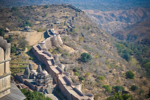 The boundary walls of Kumbhalgarh