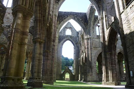 View from inside on a sunny day