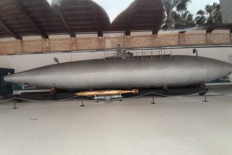 Peral's submarine in the Naval Museum