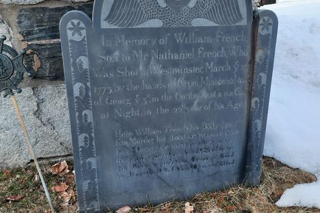 Grave of William French
