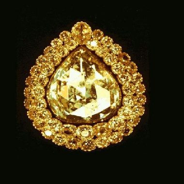 The Spoonmaker's Diamond on display at Topkapi Serayi Museum