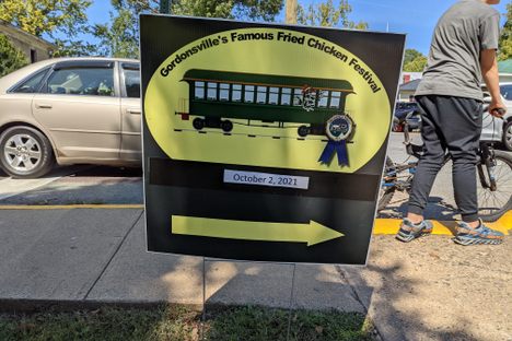 Festival sign