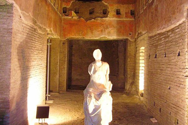 Inside the Golden House.