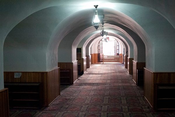 Interior of the mosque.