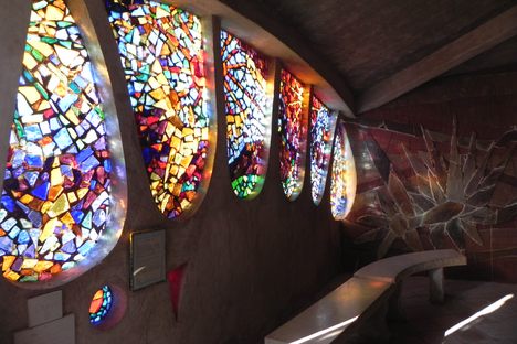The windows from inside.