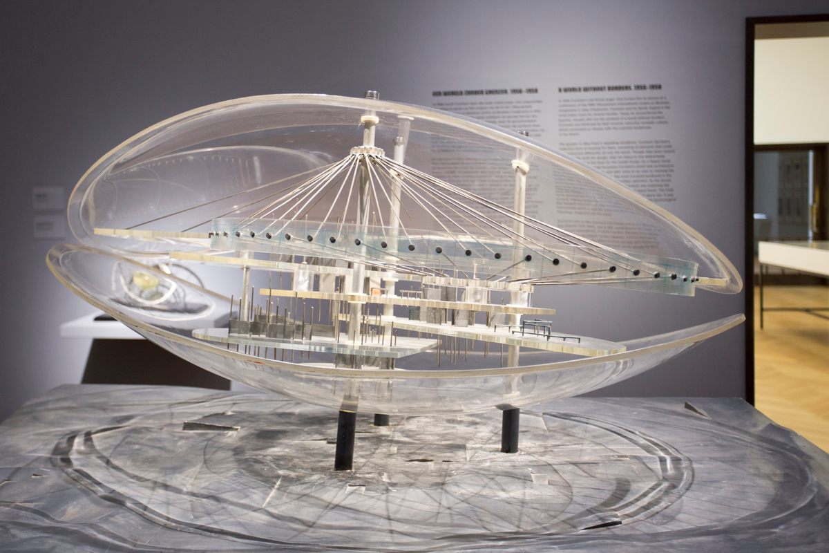 "Space Eater II" (1960) trades a square sector design for graceful curves.