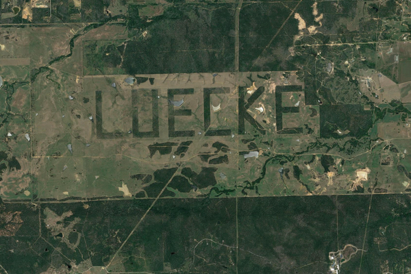 Luecke from satellite view